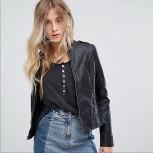 Hollister Leather Jacket